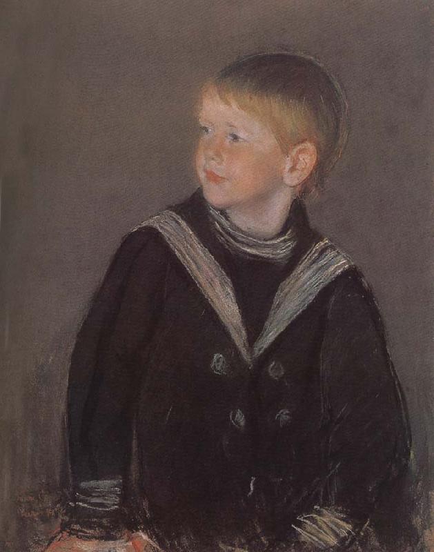 Mary Cassatt Boy wearing the mariner clothes Germany oil painting art